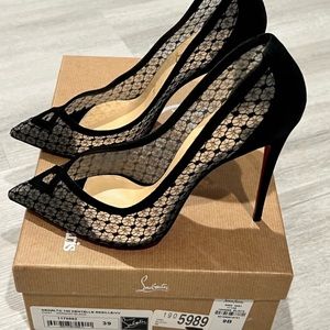 SOLD!!!! Christian Louboutin heels 100mm size 39